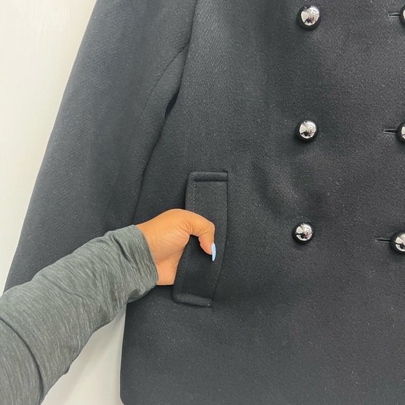 Kate Spade Out West Scallop Wool Peacoat Small - Picture 4 of 11